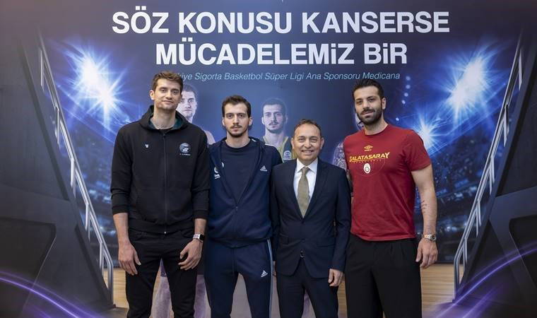 Ünlü basketbolcular kanser hastalarını ziyaret etti