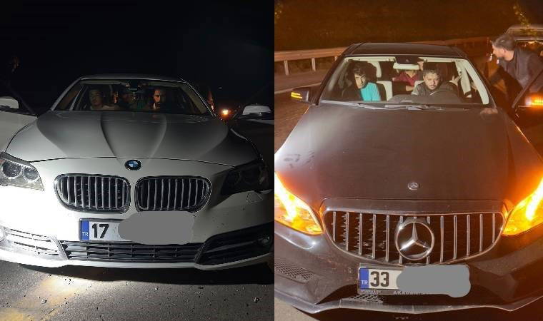 Lüks araçlarla insan kaçakçılığı yapan şüpheliler yakayı ele verdi!
