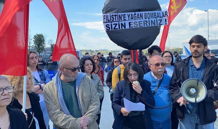 MÜSİAD önünde eylem