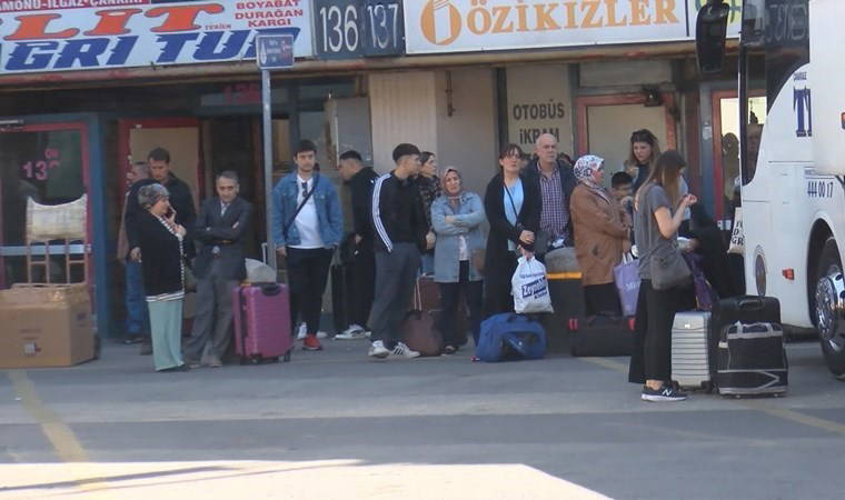 Otogarda Ramazan Bayramı yoğunluğu