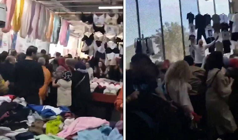 Yurttaşlar birbirini ezdi...