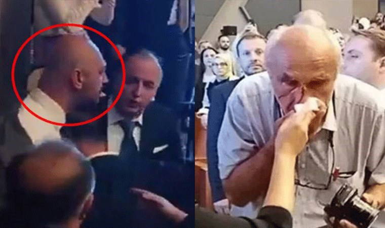 Dehşetin görüntüleri ortaya çıktı: MHP'li Alpaslan Karaaslan'dan CHP'li meclis üyesine mazbata töreninde saldırı