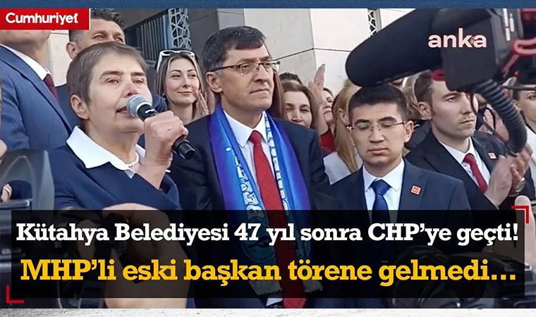 Kütahya 74 yıl sonra CHP'ye geçti! MHP'li eski başkan devir teslim törenine gelmedi...