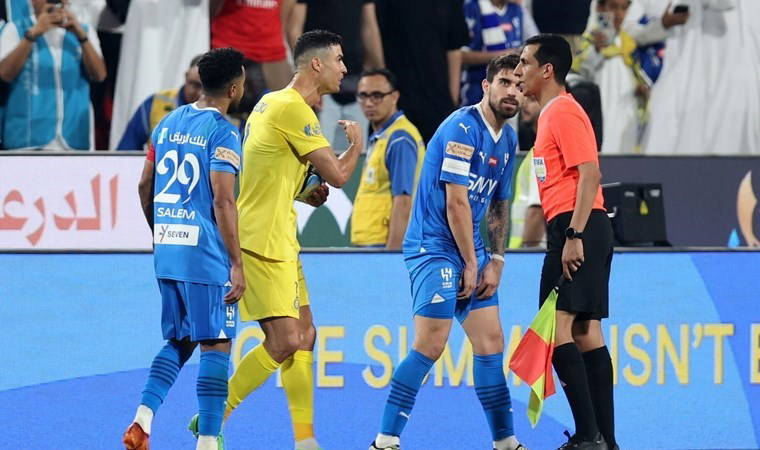 Cristiano Ronaldo'dan hakeme şok hareket