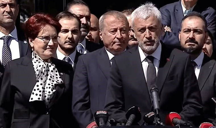 İYİ Parti heyetinden YSK önünde açıklama: 'Operasyona tabi tutulduk'