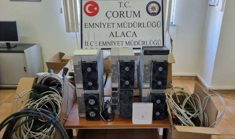 Kaçak elektrikle Bitcoin madenciliği yapan kişi yakalandı
