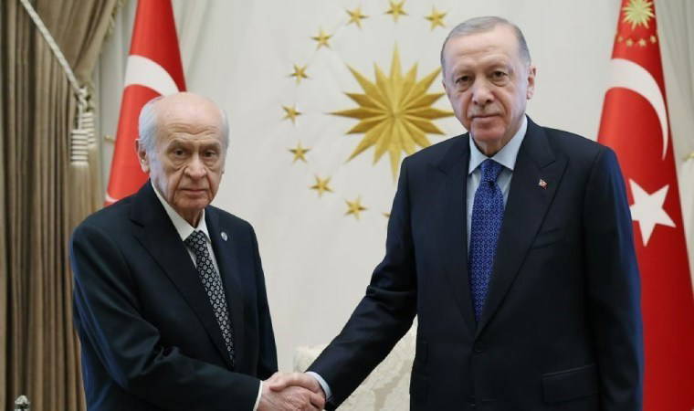 Erdoğan ile Bahçeli görüşmesi sona erdi