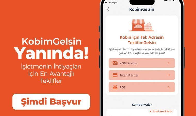 TeklifimGelsin’in yeni ürünü KobimGelsin ile en uygun kredi, POS, ticari kart çözümleri 40 saniyede bulunuyor