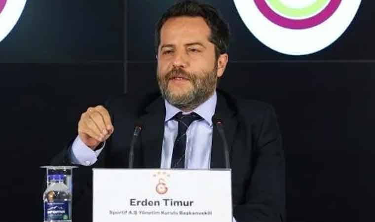 Erden Timur'dan flaş açıklamalar: 'Dursun başkanla Florya konusunda farklı düşünüyoruz'