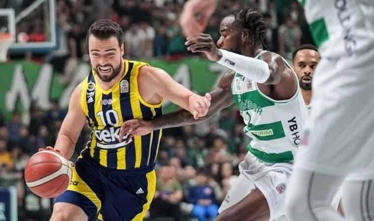 Fenerbahçe Beko, Bursaspor'un play-off hayallerini yıktı