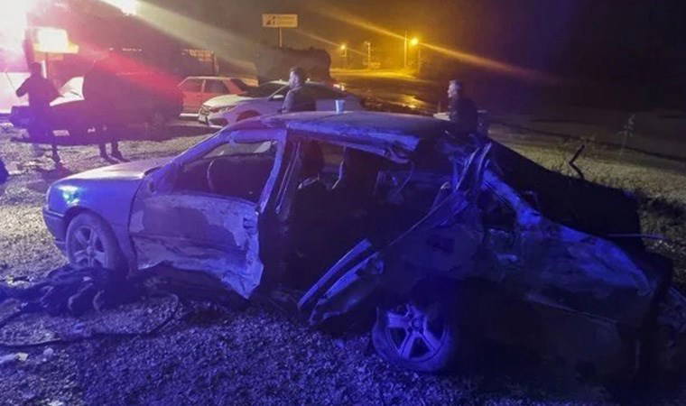 Düzce'de silobas ile otomobil çarpıştı: 1 ölü 4 yaralı