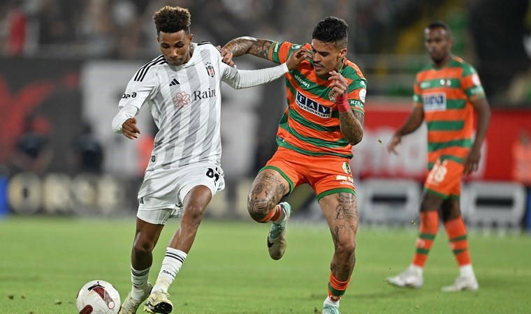 Beşiktaş, Alanya deplasmanında sonunu getiremedi! Alanyaspor 1-1 Beşiktaş