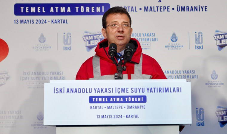 İmamoğlu açıkladı: İSKİ'den Anadolu Yakası'na 600 milyon liralık içme suyu yatırımı
