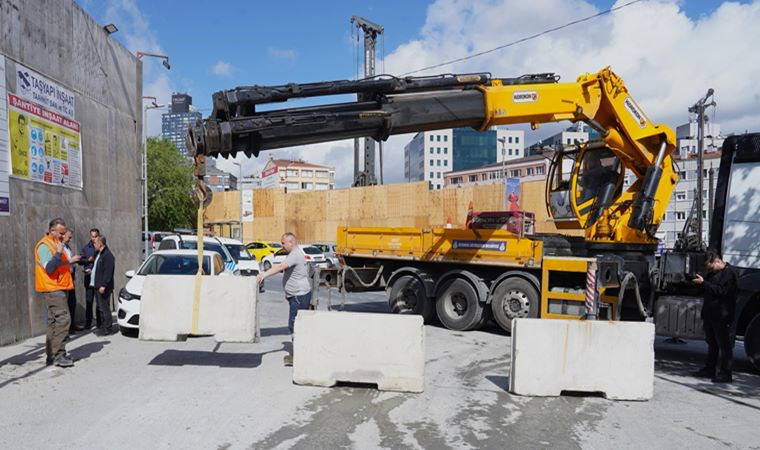 İBB harekete geçti: Şişli'nin Kanal İstanbul'una beton bariyer konuldu