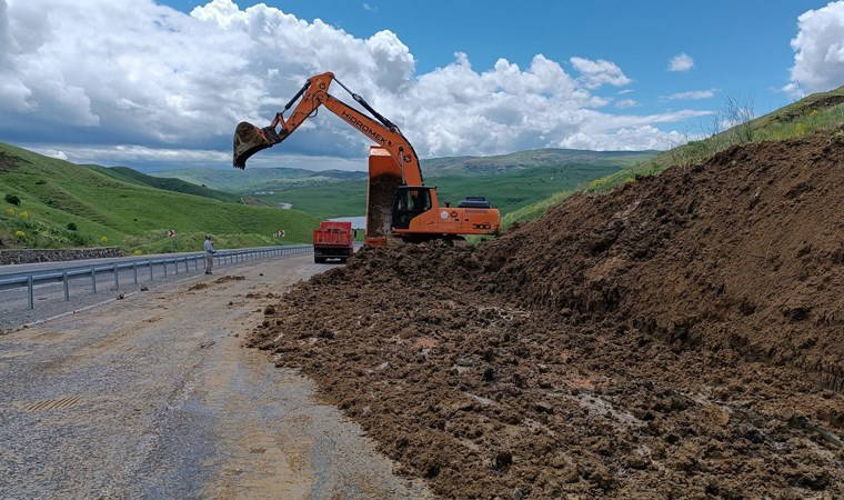 Varto’da aynı noktada 4. kez heyelan meydana geldi