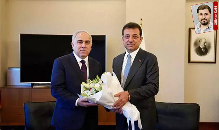 İmamoğlu, seçimi kazanan Turan’ı ziyaret etti