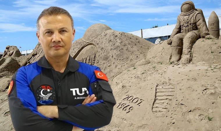 Türkiye'nin ilk astronotu Alper Gezeravcı'nın kum heykeli yapılacak