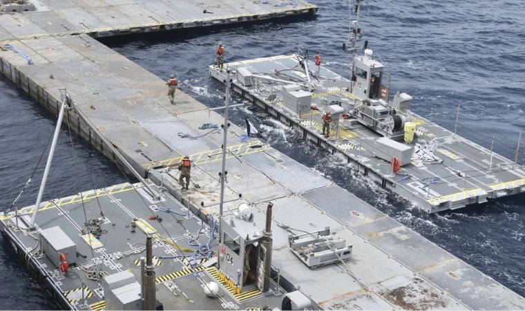 İsrail kapıları kapattı, ABD denizden yol açtı:  İnsani yardım sevkiyatları başlıyor