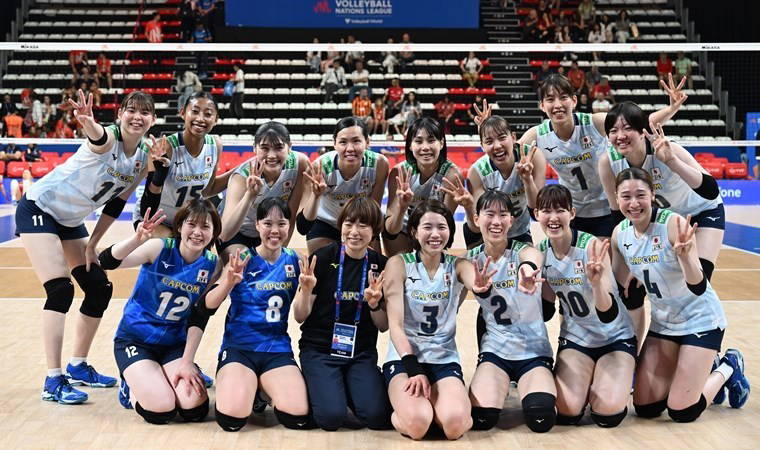 Japonya, Milletler Ligi'nde 3'te 3 yaptı!