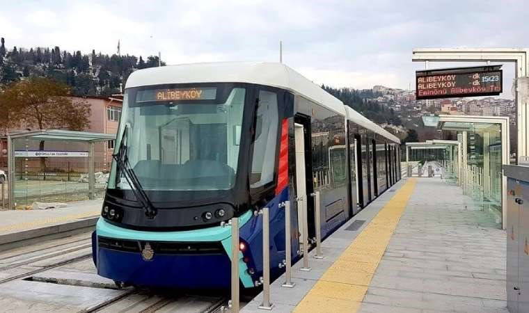 Eminönü-Alibeyköy tramvay hattındaki arıza nedeniyle bazı istasyonlarda seferler yapılamıyor