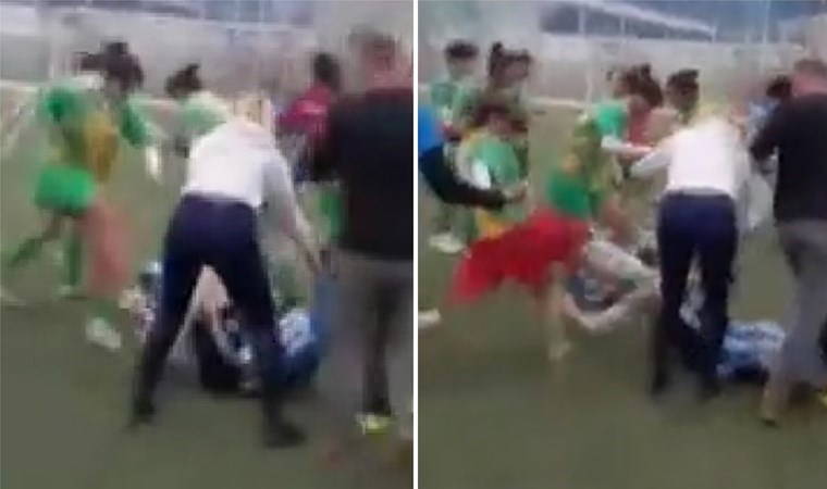 Kadın Futbol Ligi'nde tekmeler havada uçuştu: 7 oyuncu yaralandı!