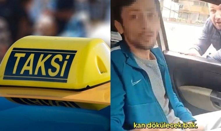 Taksicilerden Martı TAG şoförüne 'kanlı' tehdit