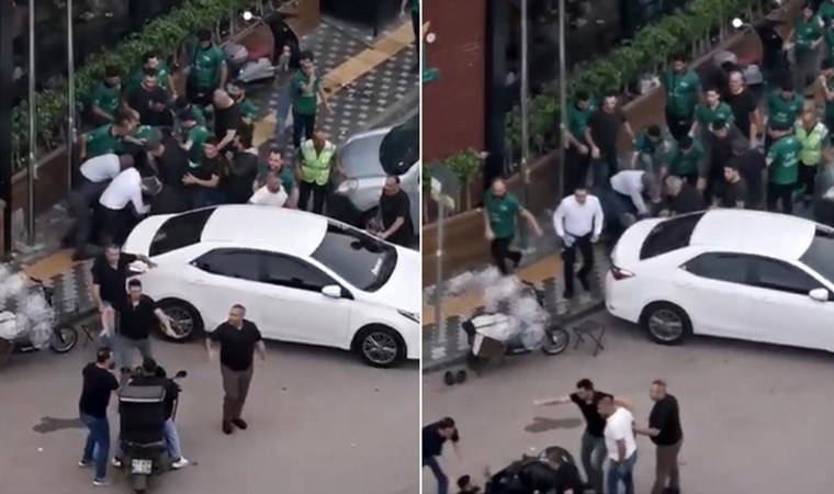 Pastane sahibini vuran kurye böyle darbedildi!