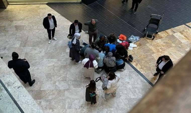 AVM’de intihar girişimi