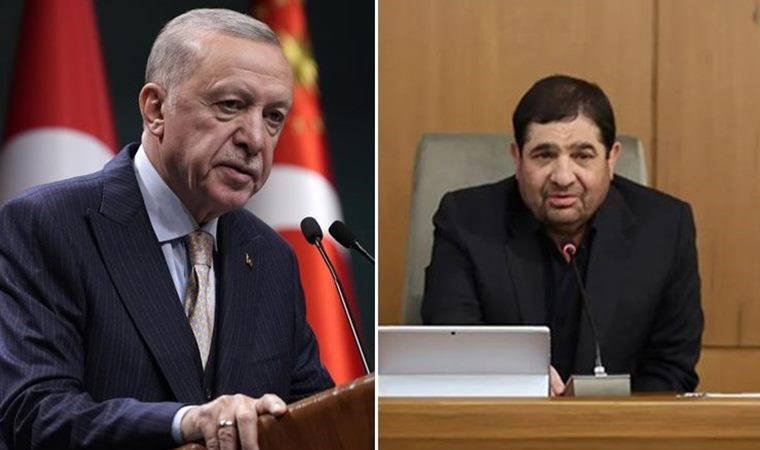 Erdoğan'dan, İran Cumhurbaşkanı Vekili Muhbir’e taziye telefonu