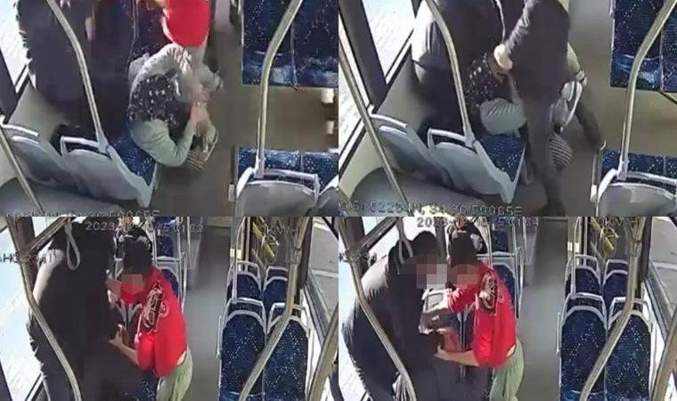 Okul müdürü ve oğlu otobüste darbetmişti