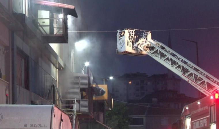 Soğuk hava deposunda korkutan yangın!