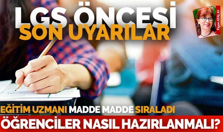 2 Haziran’da yapılacak Liselere Geçiş Sınavı için öğrencilere uyarılar: Özel taktik belirleyin