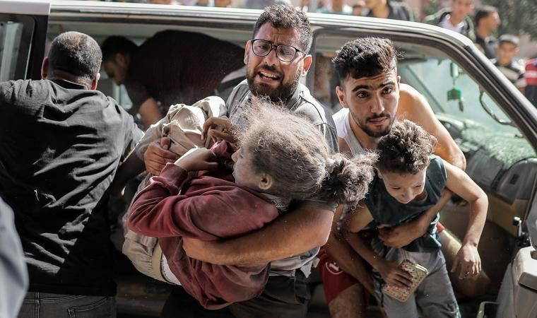 İsrail ordusunun Gazze'ye saldırılarında en az 10'u çocuk 17 Filistinli öldü