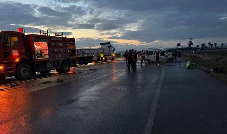 Hatay'da feci kaza… 5 kişi hayatını kaybetti