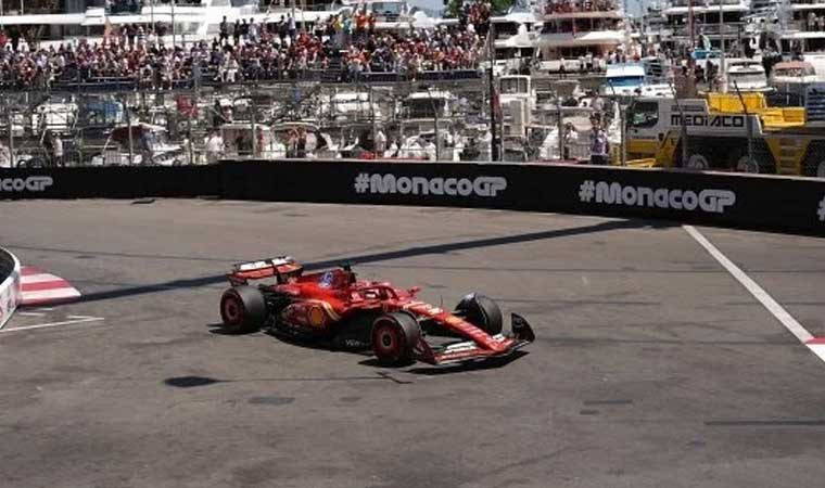 Monaco Grand Prix'inde pole pozisyonu Charles Leclerc'in oldu