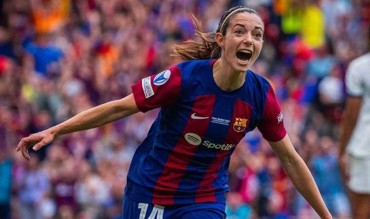 Barcelona Kadın Takımı Devler Ligi şampiyonu