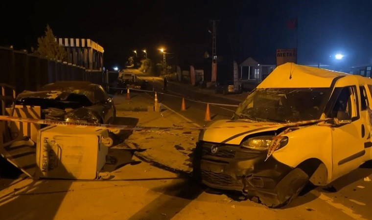 Çatalca'da otomobil ile hafif ticari araç çarpıştı: 1 ölü 3 yaralı