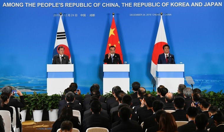 Çin, Japonya ve Güney Kore liderleri, 5 yıl aradan sonra üçlü zirvede bir araya geliyor