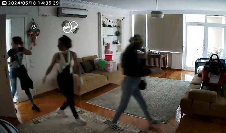 Bebek için eve takılan kamera hırsızları görüntüledi!