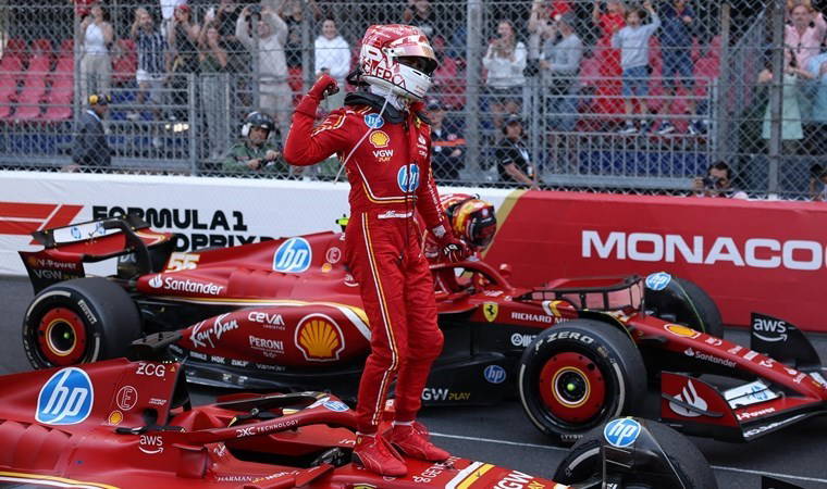 Olaylı Monaco GP'sinde kazanan Leclerc!