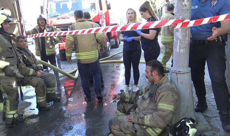 İstanbul'da korkutan fabrika yangını