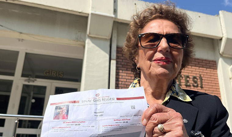 81 yaşında üniversite öğrencisi oldu: 'Ümidimiz gençler'