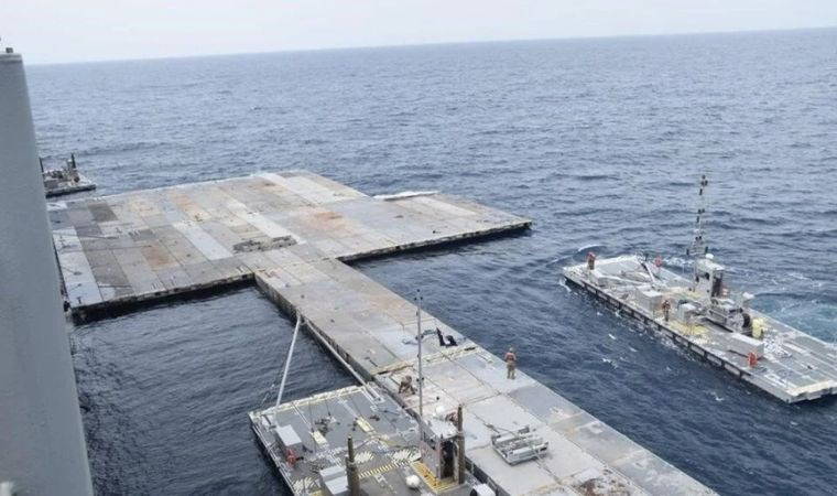 ABD'nin Gazze'ye yardımlar için inşa ettiği 320 milyon dolarlık yüzer iskelesi sınıfta kaldı