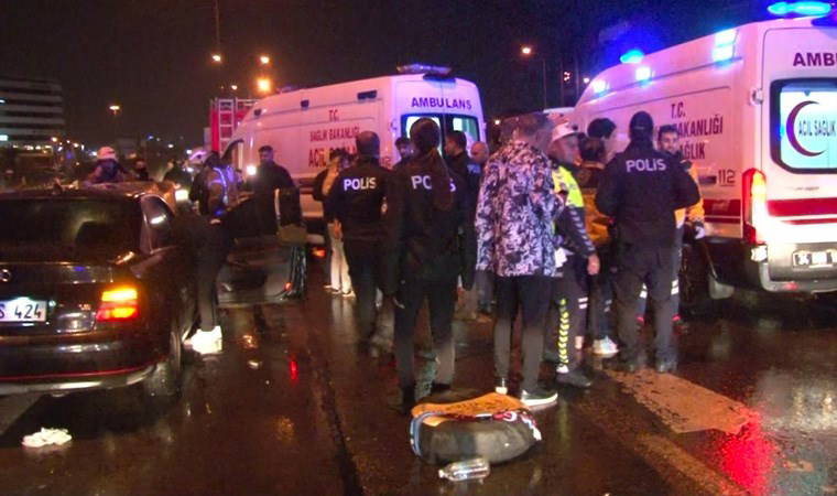Pendik’te 3 aracın karıştığı zincirleme kaza: 4 yaralı