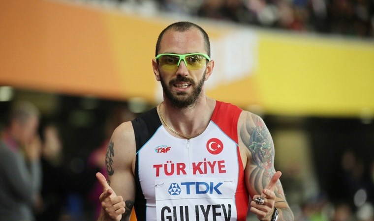 Milli atletler Ramil Guliyev ile Salih Teksöz'den bronz madalya