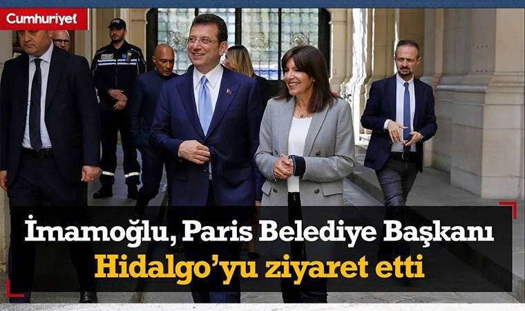 Ekrem İmamoğlu Paris Belediye Başkanı Hidalgo'yu ziyaret etti