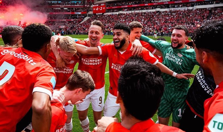 25. kez mutlu sona ulaştı: Hollanda Ligi'nde şampiyon PSV Eindhoven!