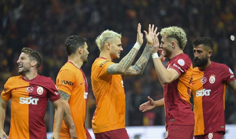 Fenerbahçe'nin rekorunu kırdı: Galatasaray'dan zirve yarışında farklı galibiyet! Galatasaray 6-1 Sivasspor