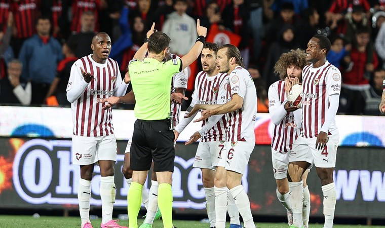 Hatayspor'dan TFF ve hakem tepkisi: 'Biz ayrıcalık değil adalet istiyoruz'