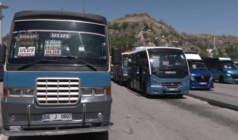 Ankara'da minibüsçüler Erdoğan'a seslendi: 'Açız, ihtiyacımız var'